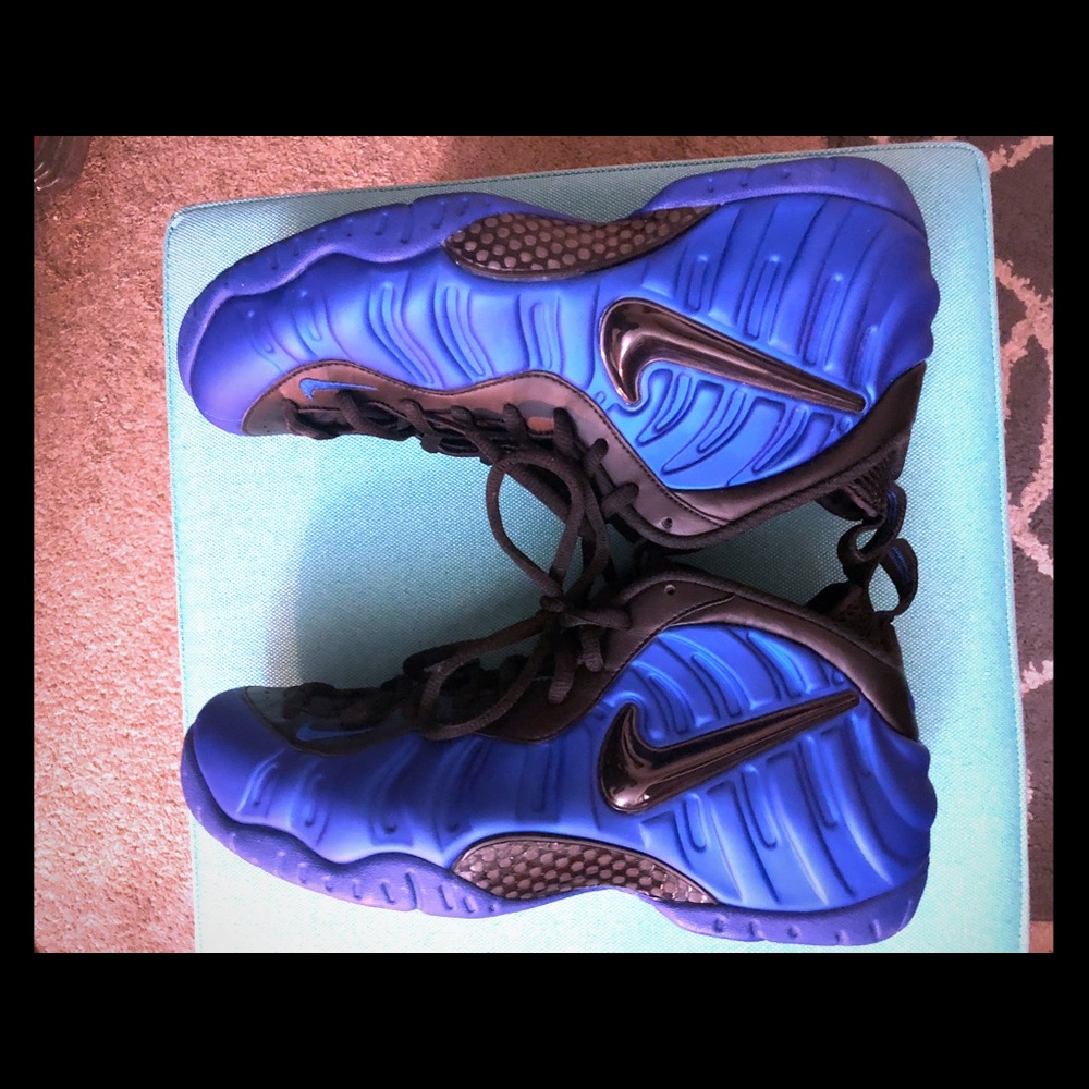 Foamposites cobalt blue, includes box